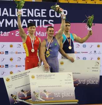 Arthur Zanetti conquistou a medalha de ouro em Doha