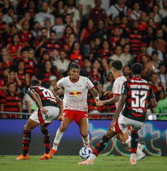 Lucas Barbosa, jogador do Red Bull Bragantino. 
