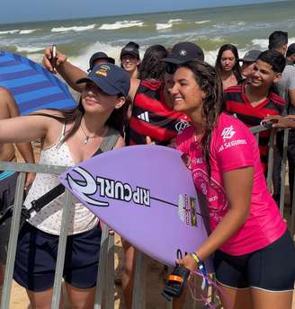Sophia Medina vence bateria no QS em Guarapari