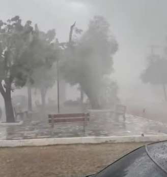Piracuruca, no Piauí, foi atingida por microexplosão atmosférica