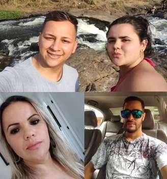 Maycon, Camila, Carmem e Geovany foram vítimas de tragédia em Capitólio Reprodução Redes Sociais