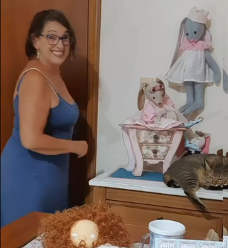 Débora Campopiano, mãe de Eduarda Campopiano