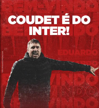 Coudet foi oficializado pelo Inter na tarde desta segunda-feira (Foto: Reprodução)