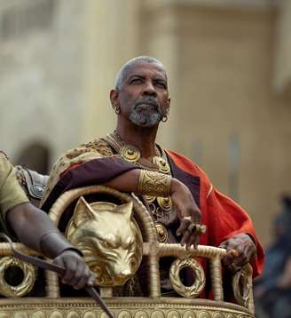 Denzel Washington interpreta Macrinus em 'Gladiador 2'