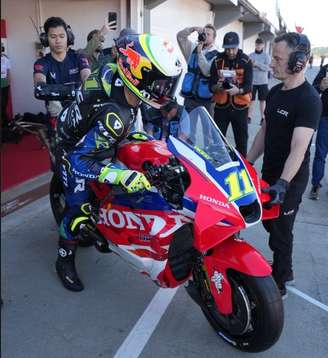 Diogo Moreira no primeiro teste