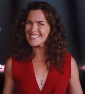 Ana Paula Arósio em propaganda do banco Santander, veiculada em agosto de 2020