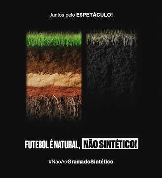 Não ao Gramado Sintético