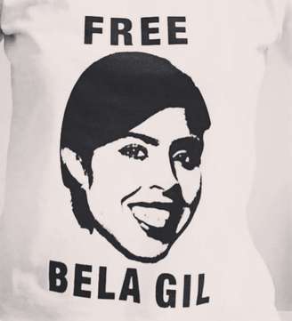 Bela Gil ganhou camiseta de apoio 
