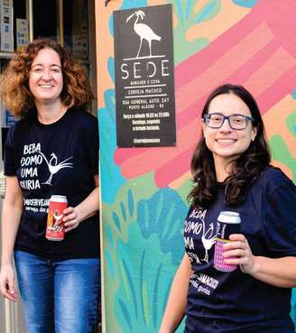 Michelle e Fernanda, cervejeiras de Porto Alegre 