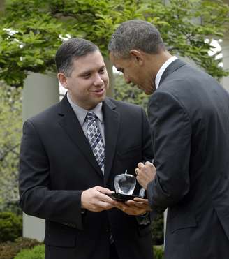 Jeff Charbonneau recebeu homenagem do presidente americano Barack Obama na semana passada