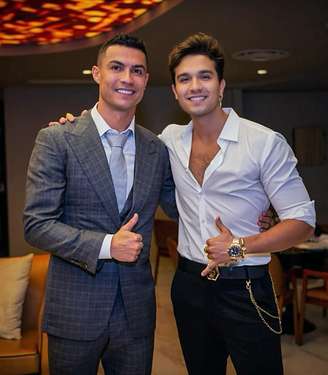 Cristiano Ronaldo e Luan Santana —
