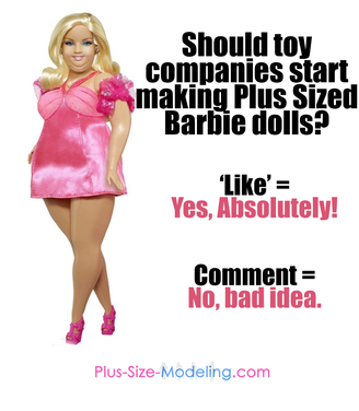 "Curtidas" ao post significa que usuário concorda com criação de Barbie plus size