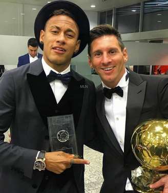 Messi e Neymar são amigos desde os tempos de Barcelona (Foto: Reprodução/Instagram)