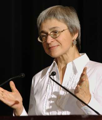 Anna Politkovskaya foi assassinada em frente ao seu prédio 