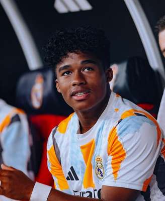 Brasileiro Endrick, do Real Madrid.