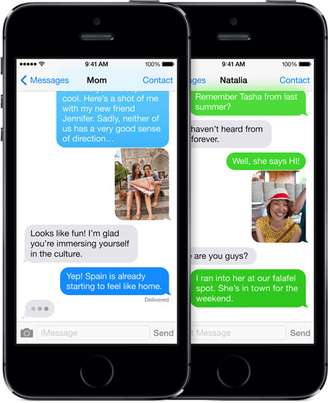 Sistema de mensagens do iPhone, iMessage impossibilitou mulher de receber de amigos que possuem o smartphone da Apple