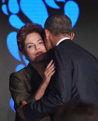 <p>Dilma e Obama se encontraram na VII Cúpula das Américas</p>