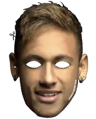 Torcedores foram convocados a ir ao Mineirão com a máscara de Neymar