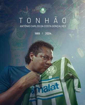 Homenagem ao Tonhão (FOTO: DIVULGAÇÃO/INSTAGRAM/PALMEIRAS