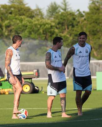 Treino Argentina 