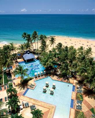 Em San Juan, o Marriot Resort & Stellaris Casino mistura espaços corporativos com muitas opções de diversão