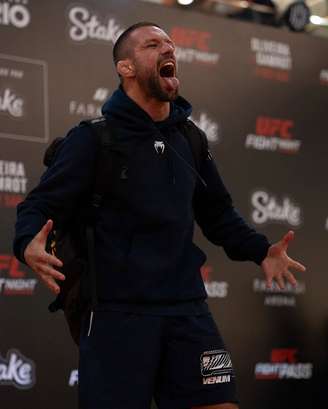 Mateusz Gamrot no treino aberto do UFC Rio 