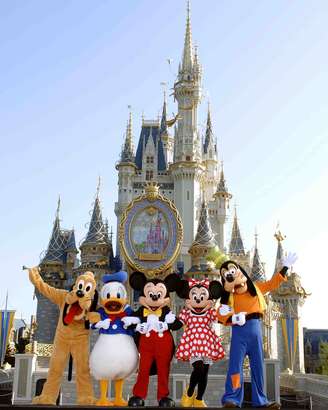 O Magic Kingdom, que compõe o complexo de parques da Disney, é um dos mais visitados do mundo