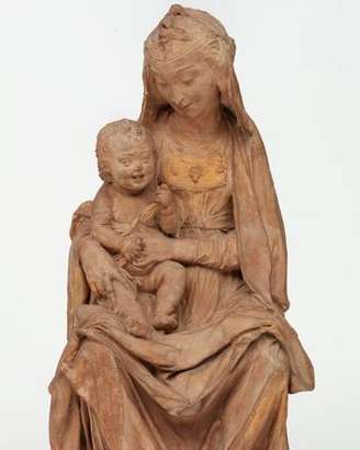 'Virgem com o Menino Sorridente', obra atribuída a Leonardo da Vinci