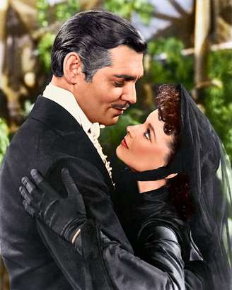 Clark Gable e Vivien Leigh em '... E o Vento Levou' (1939)