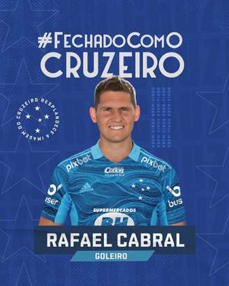 Rafael Cabral volta ao futebol brasileiro após ter trajetória na Europa-(divulgação/cruzeiro)