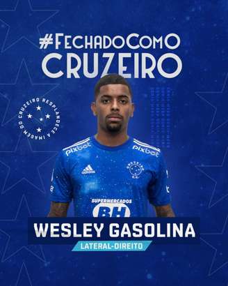 Anúncio de Wesley Gasolina, do Cruzeiro - Divulgação/Cruzeiro