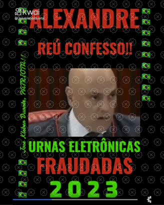 Vídeo usa trecho editado de fala de Moraes para sugerir que ministro confessou que houve fraude nas eleições