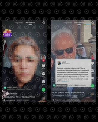 Post compartilha como se fosse recente vídeo gravado em abril para alegar que Lula não passou por cirurgia recente no quadril