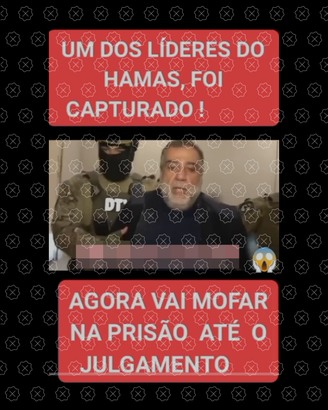Vídeo de prisão de líder armênio circula com legenda que diz: um dos líderes do Hamas foi capturado!