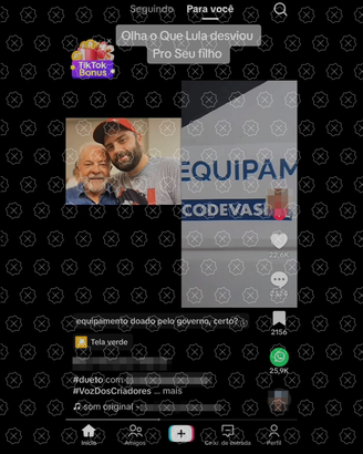 Vídeo engana ao afirmar que Lula teria desviado para seu filho caminhões que estariam indo para Porto Velho