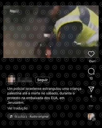 Publicação afirma que vídeo de agressão contra criança gravado em 2015 na Suécia é recente e foi filmado em Jerusalém