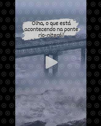 Vídeo de fortes ondas atingindo ponte circula como se tivesse sido registrado no Rio de Janeiro