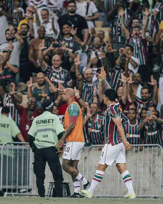 German Cano encerra jejum e chega ao gol 300 na carreira FOTO: LUCAS MERÇON / FLUMINENSE F.C.