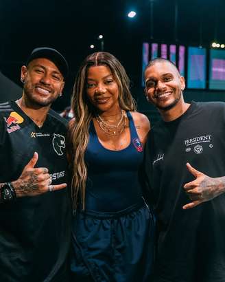 Neymar esteve presente na partida da Furia pela Kings League, em Guarulhos.