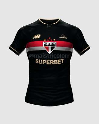 Suposta camisa 3 do São Paulo vaza na Internet (Photo by maistricolorr)