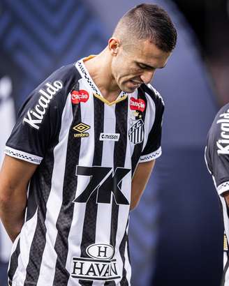 João Schimdt, do Santos, no clássico SanSão. 