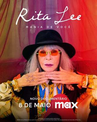 'Rita Lee: Mania de Você' estreia na Max no dia 8 de maio
