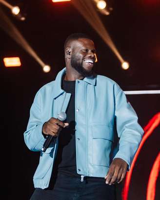 Samuel Eleotério grava DVD durante sua apresentação no Canta Bahia.