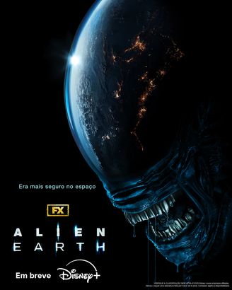 Imagem promocional da série Alien: Earth que começará a ser exibida em 12 de agosto