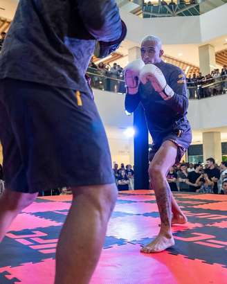 Charles do Bronx no media day do UFC Rio 