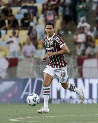 Ganso em retorno aos gramados. (LUCAS MERÇON / FLUMINENSE F.C.)