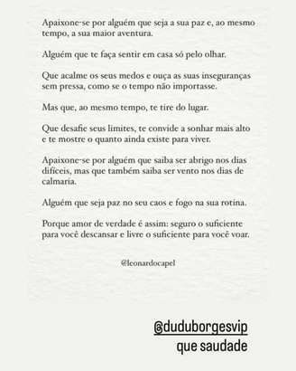 declaração de amor de Deborah Secco