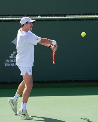 João Fonseca na preparação para a disputa do Masters 1000 de Indian Wells