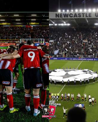 Estádios homônimos do Newcastle e Exeter City