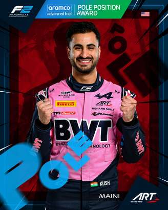 Kush Maini, da ART Grand Prix, conquista a pole na Flórida